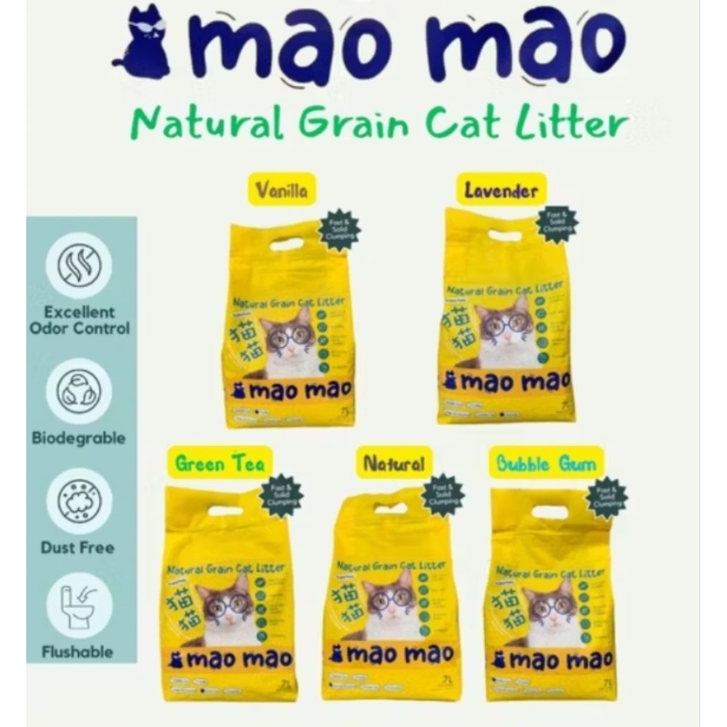 Photo inspiration: Mao Mao Cat Litter Clumping Odor Absorbing Cat Litter Tofu Photo Inspiration