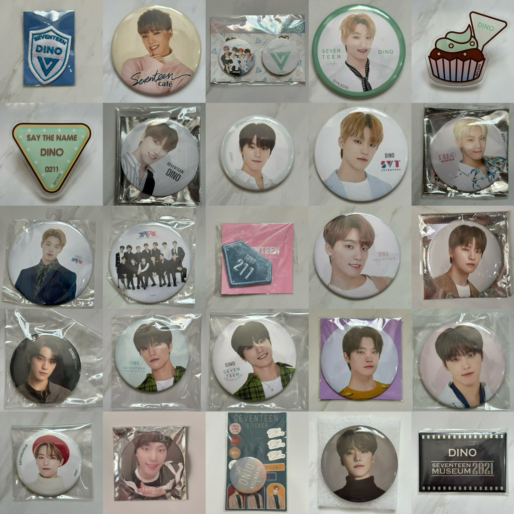 SEVENTEEN SVT DINO CAN WAPPEN ACRYLIC BADGE OFFICIAL MERCHANDISE NEW ...