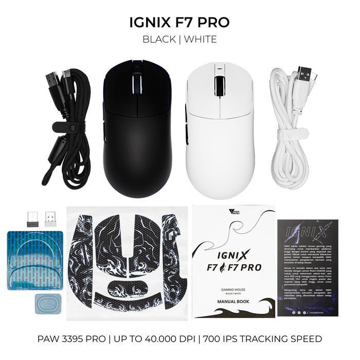 Vortexseries Vortex Ignix Series Wireless Gaming Mouse 3in1 Connection - Gambar 2