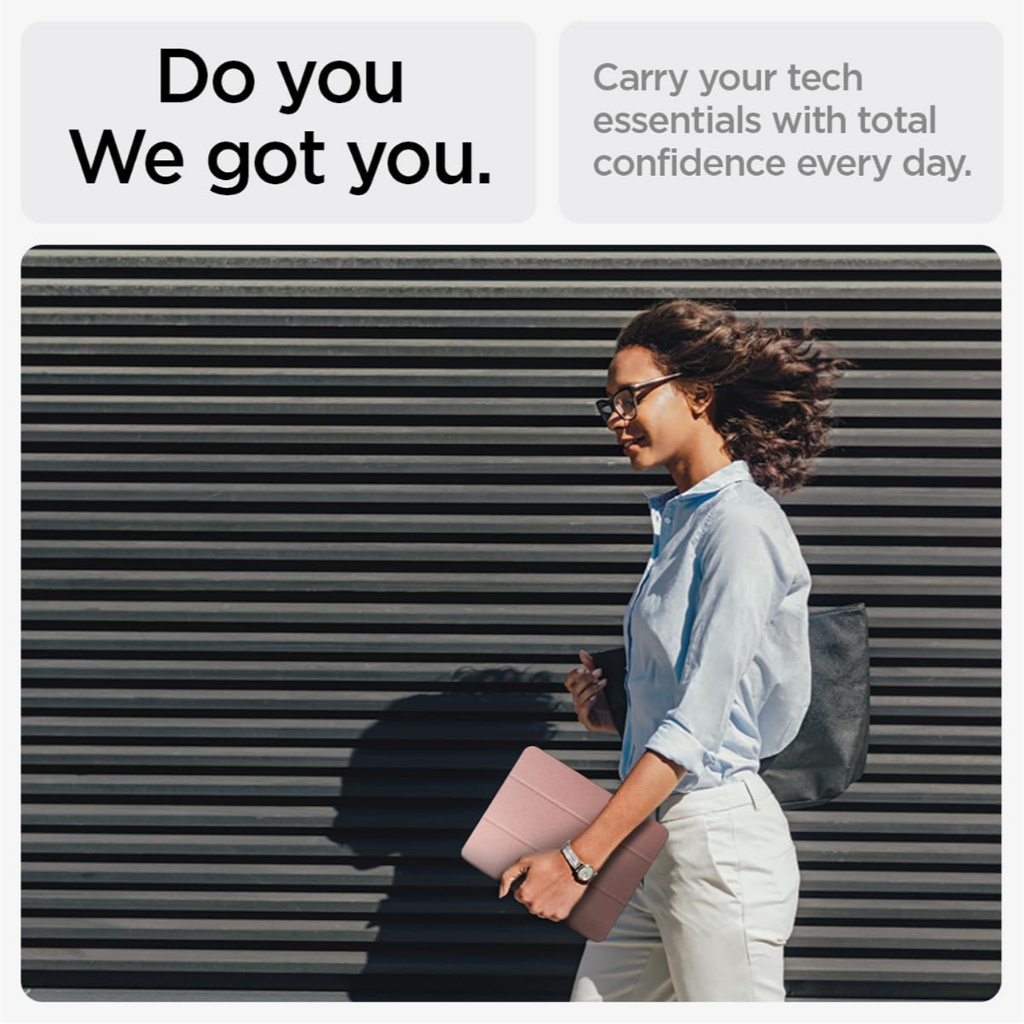 SPIGEN Case for iPad Air 11 inch M4 M3 M2 2026 2025 2024 Spigen Urban Fit Stand Flip Slim Anti-Shock Smart Casing - Gambar 4