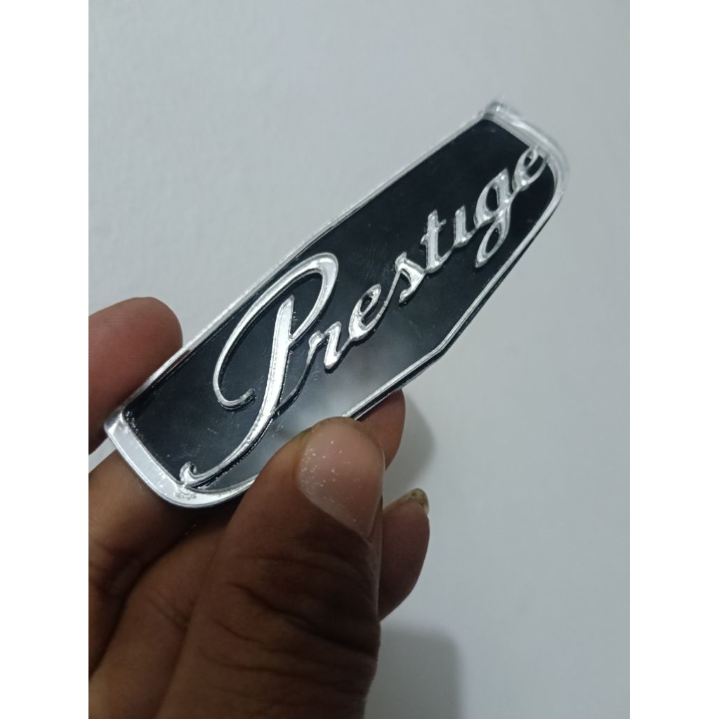 Emblem prestige akrilik timbul tebal