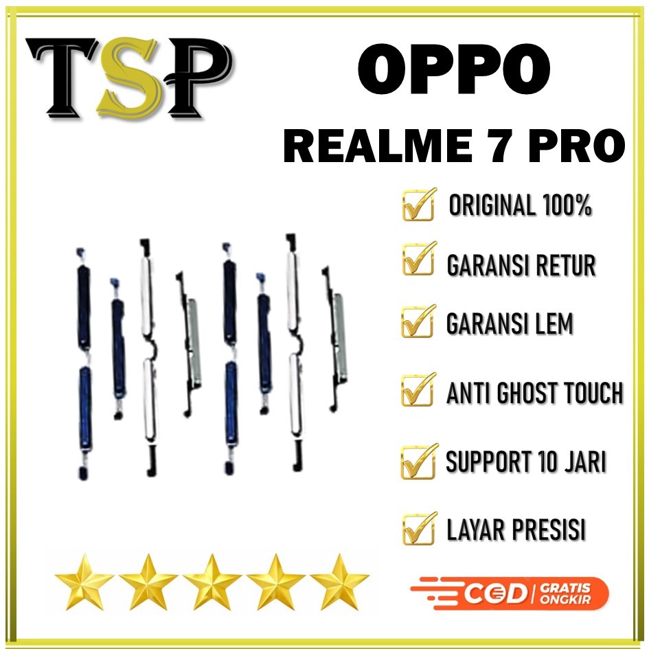 TOMBOL LUAR ON / OFF + VOLUME REALME 7 PRO ORIGINAL 100% COMPLETE