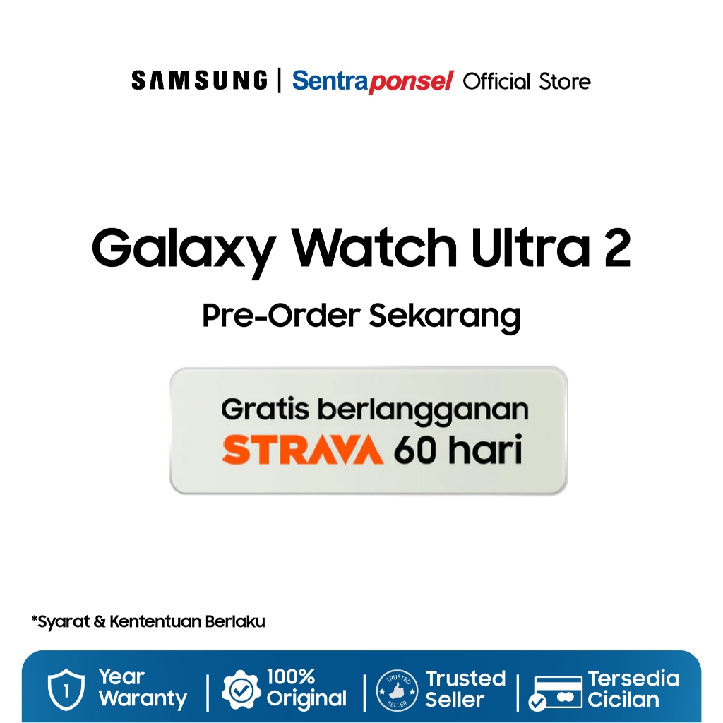 Samsung Watch Ultra 2 47mm Qualcomm SW6100 (5-core, 3nm) 800mAh 64GB / Garansi Resmi SEIN 1 Tahun - Gambar 2