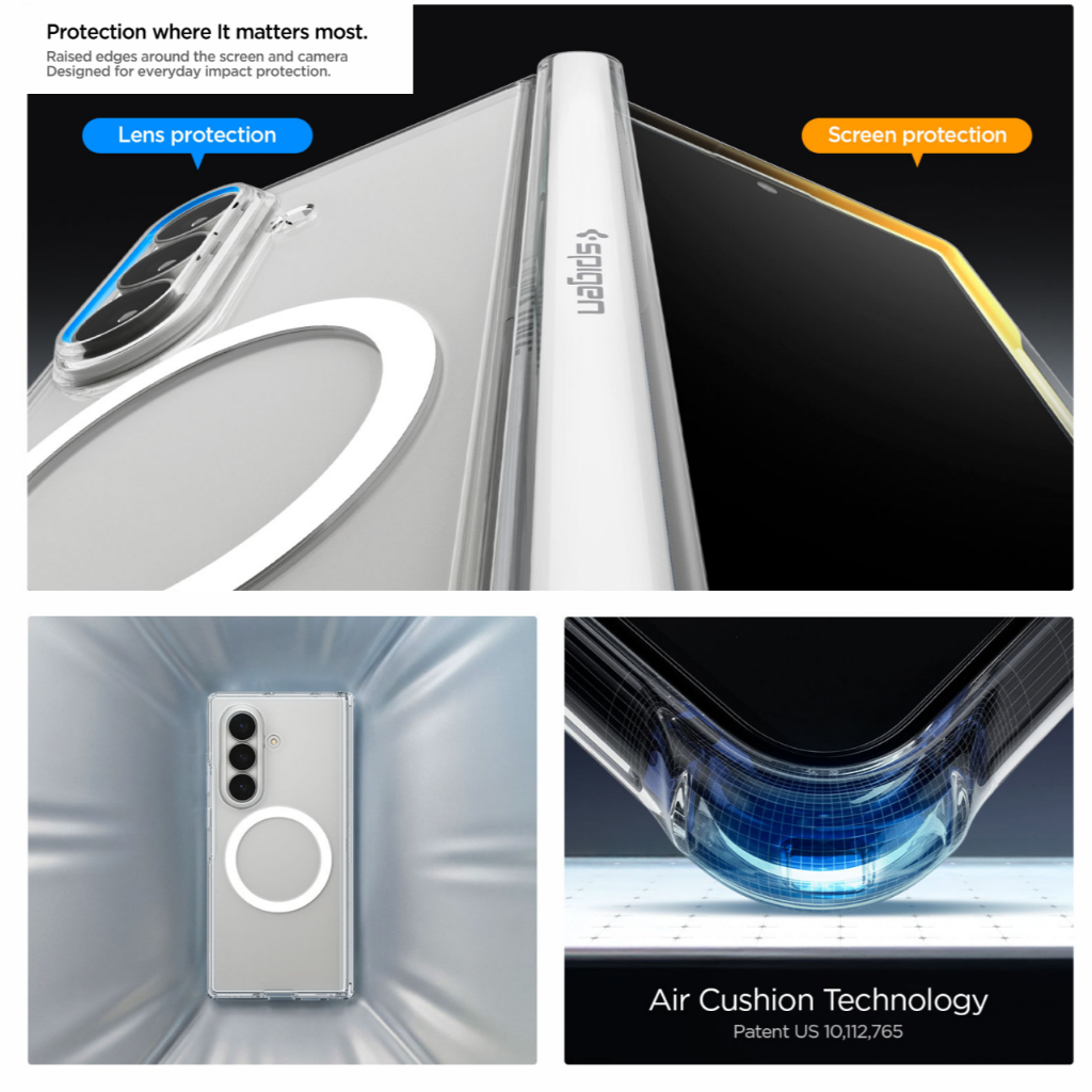 SPIGEN Case for Samsung Galaxy Z Fold 8 Ultra 7 6 5 Ultra Hybrid Pro Magfit Magsafe Anti Shock Clear Cover Thin Casing - Gambar 3