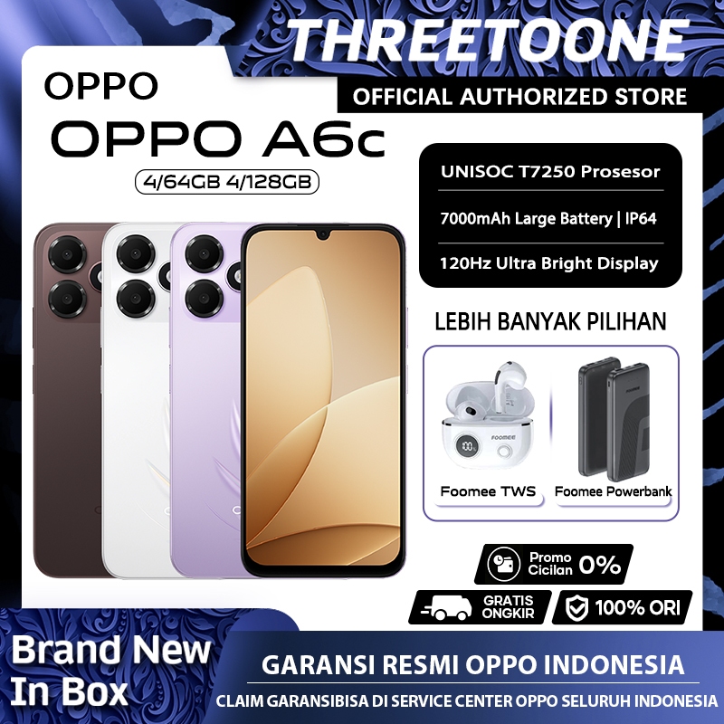 [NEW] OPPO A6x (4/128GB) Snapdragon 685 6500mAh Battery 45W SUPERVOOC Garansi Resmi HP Murah COD - Gambar 2