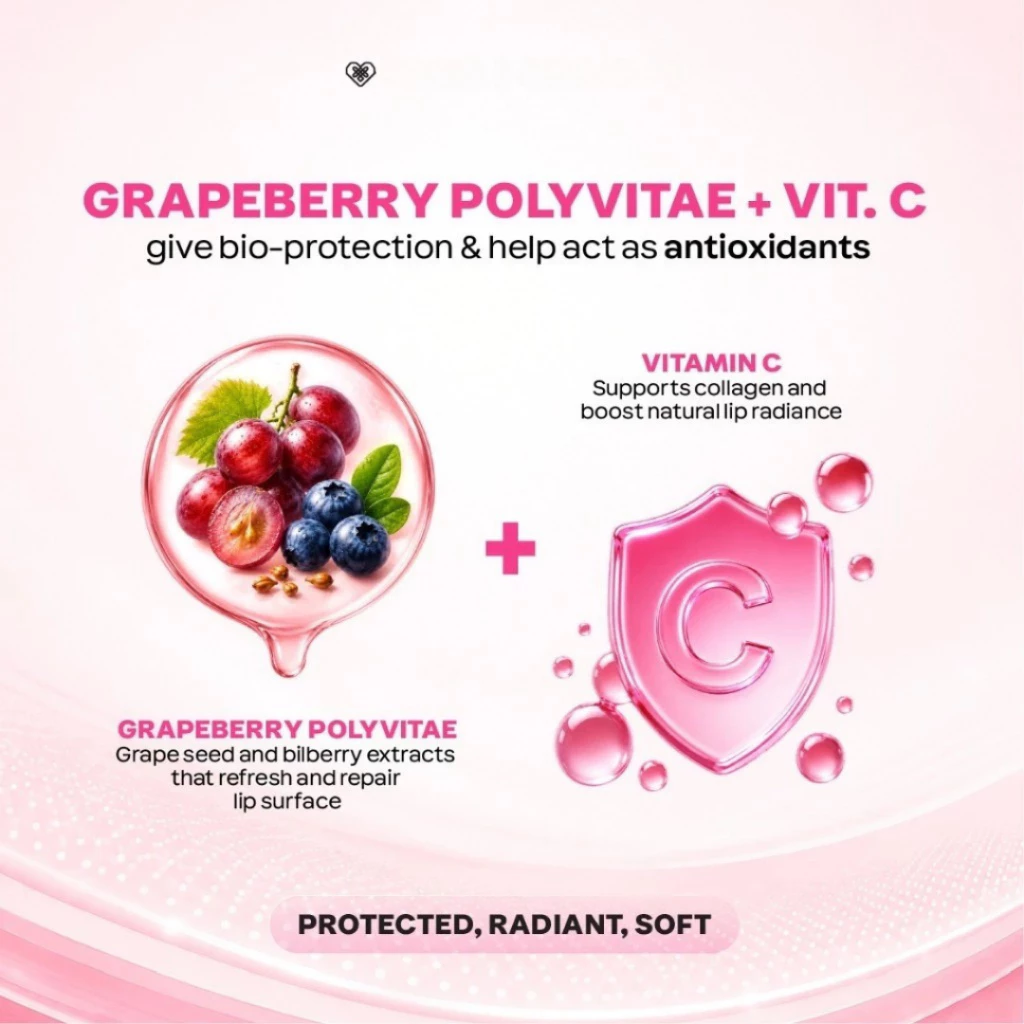 Emina Fresh Drop Tint 3 g -2in1 Lip & Cheek Lip Tint / Distributor Cream Ori - Gambar 4