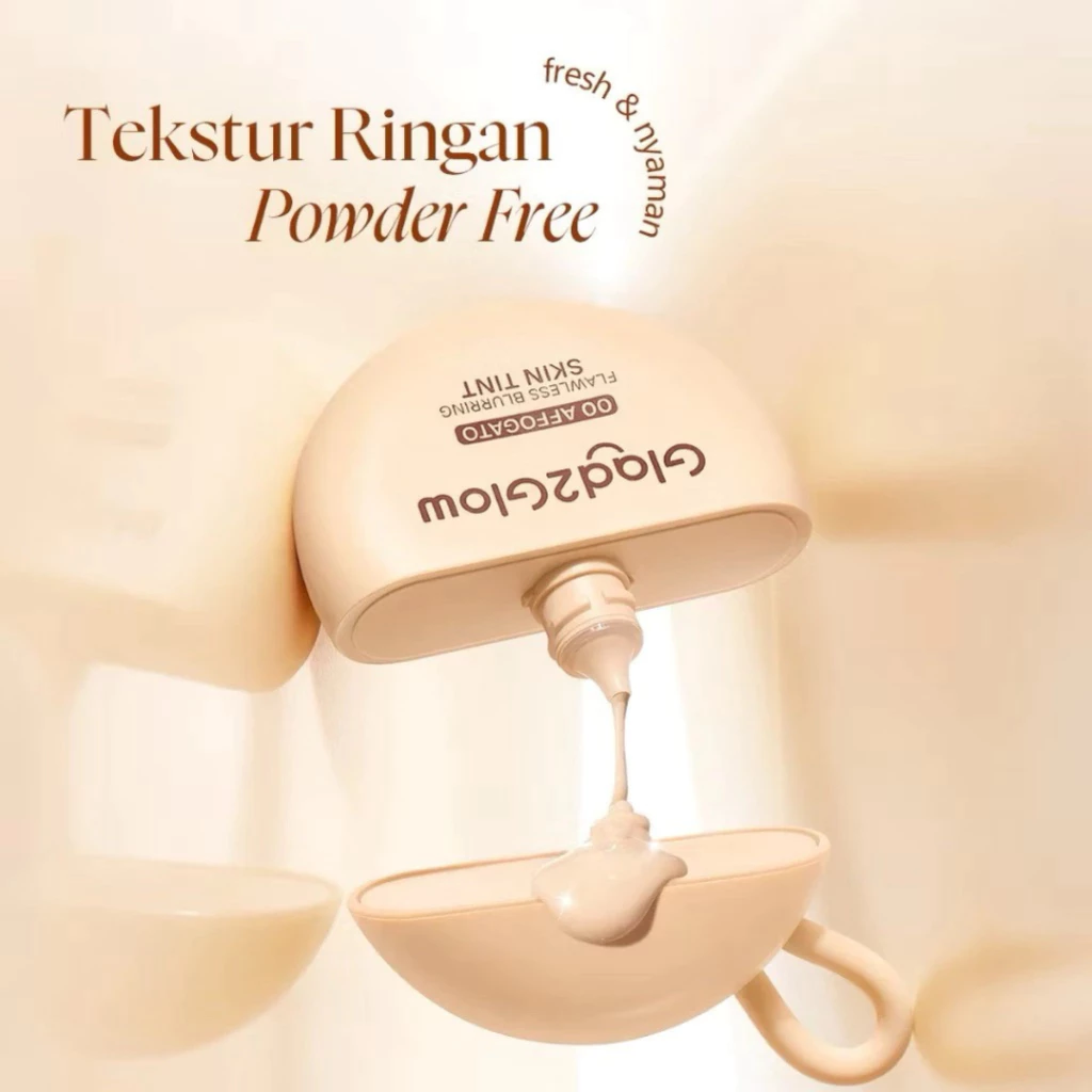 GLAD2GLOW Flawless Blurring Skin Tint 15Gr -Make up / Distributor Cream Ori - Gambar 2