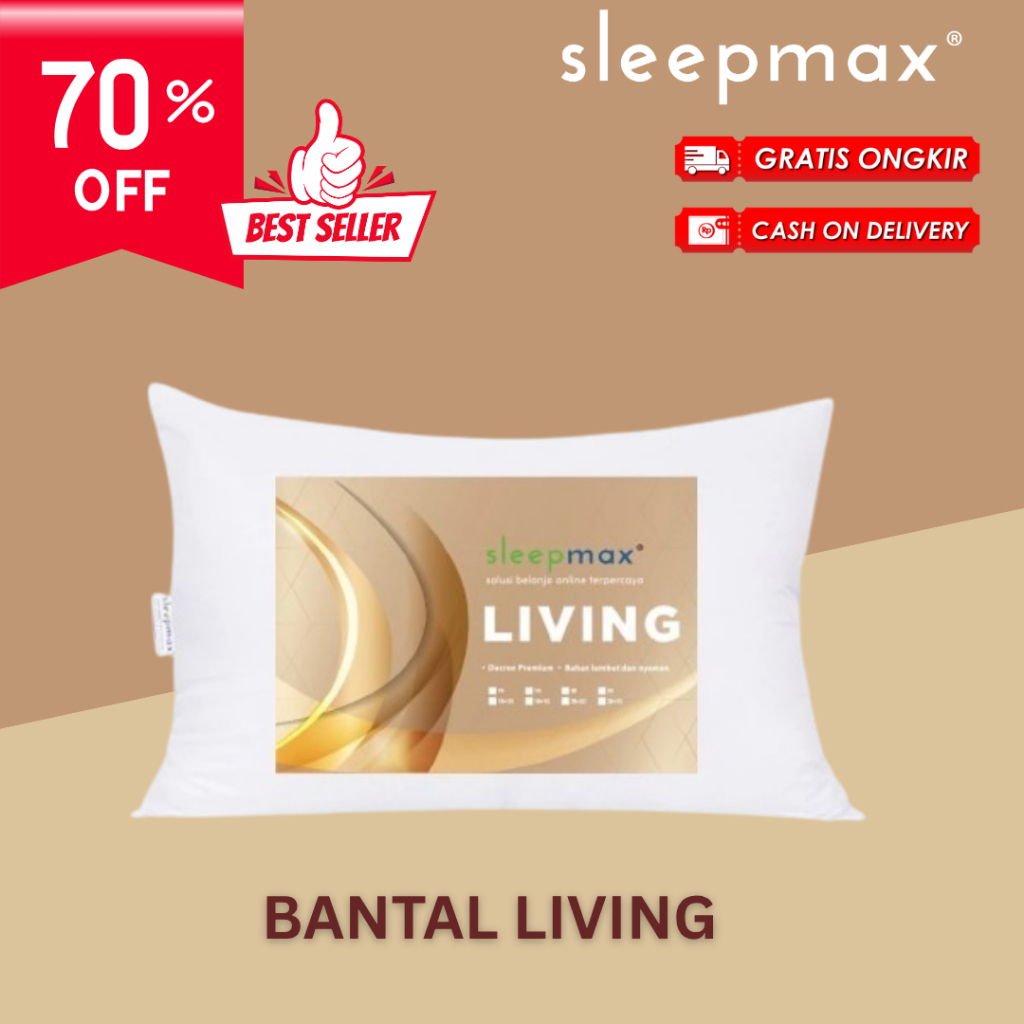 HARGA MURAH PAKET BANTAL GULING TIDUR LIVING SLEEPMAX - Gambar 2