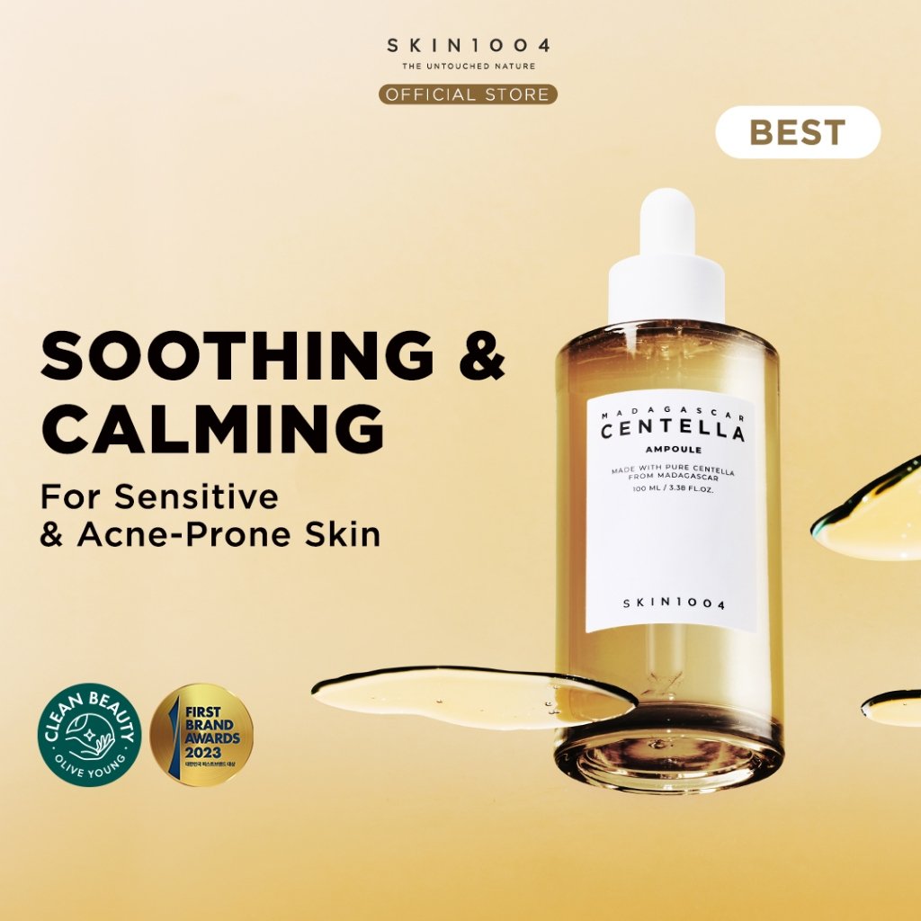 [LOUISSESCARLETTFAMILY X SKIN1004] Centella Ampoule 100ml + Toning Toner 210ml + Centella Soothing Cream 75ml + Centella Light Cleansing Oil 200ml + [gift. Watergel Sheet Mask 1ea for free] - Gambar 2