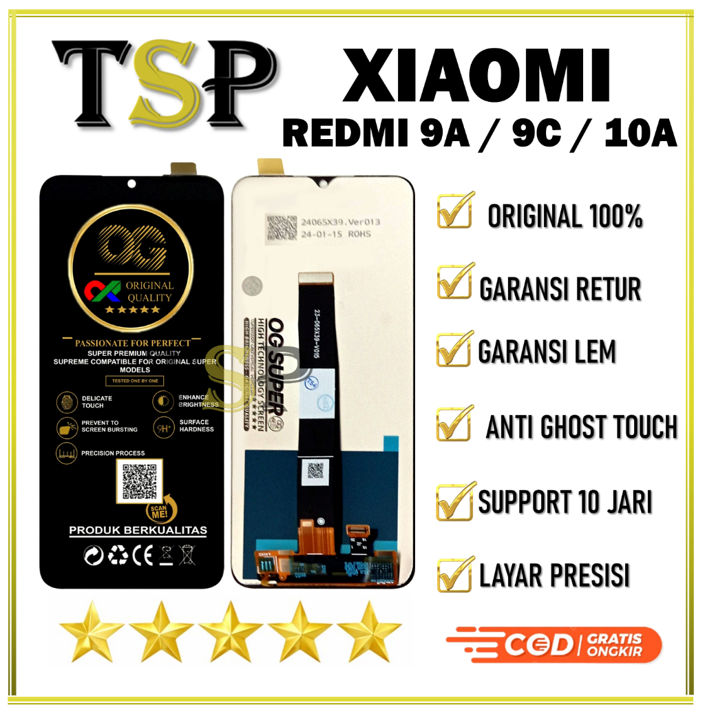 ORIGINAL  LCD XIAOMI REDMI 9A / 9C / 10A LCD ORIGINAL 100% HIGH QUALITY