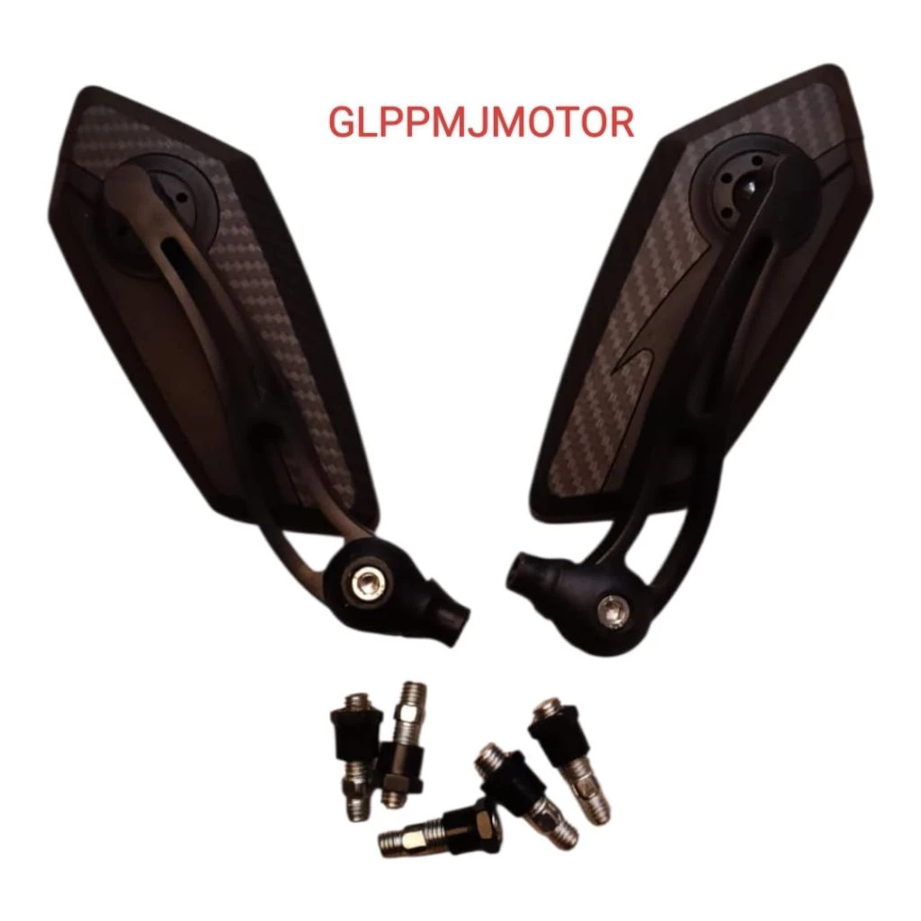 Spion Alevo Kaca Spion Arevo Koso Lipat Universal Untuk Semua Motor Beat Vario Mio Supra Karisma Revo Blade Vixion Cb 150r Tiger Megapro Verza Fu smash Shogun Batman Dll - Gambar 3