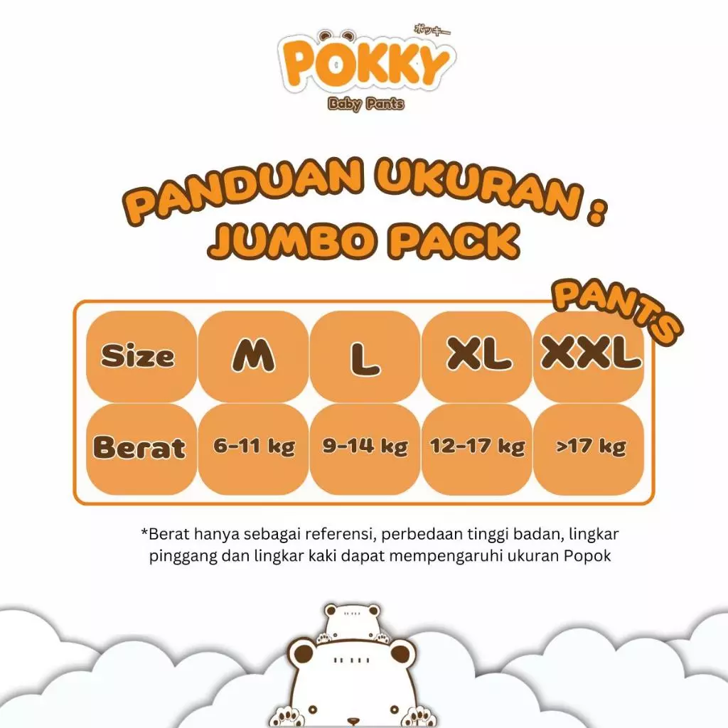 [1 KARTON] POKKY RENCENG POPOK BAYI M60/L60 / POPOK CELANA BERKUALITAS - Gambar 3