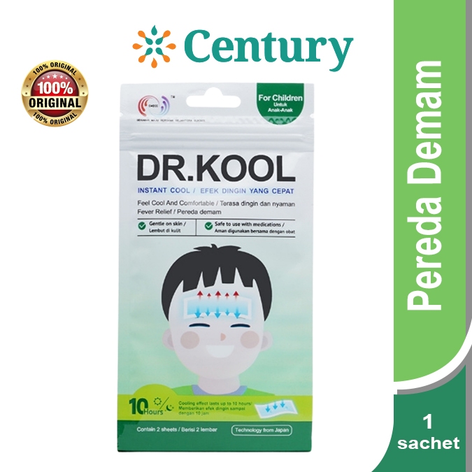 DR.KOOL FEVER FOR CHILDREN 1 LEMBAR / PENURUN PANAS / KOMPRES DEMAM