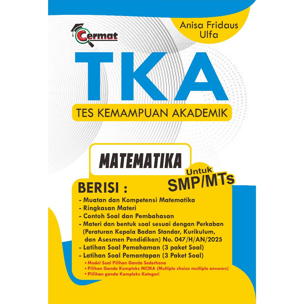 TKA - Academic Ability Test 2025/2026 Mathematics for Junior High ...