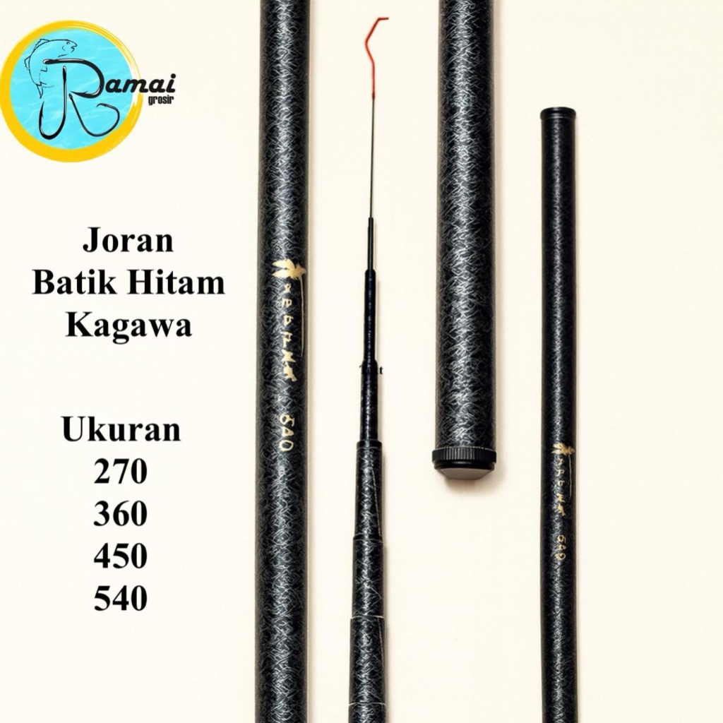 BISA COD JORAN TEGEK PANCING TERJANGKAU HITAM KAGAWA 270 360 450 540