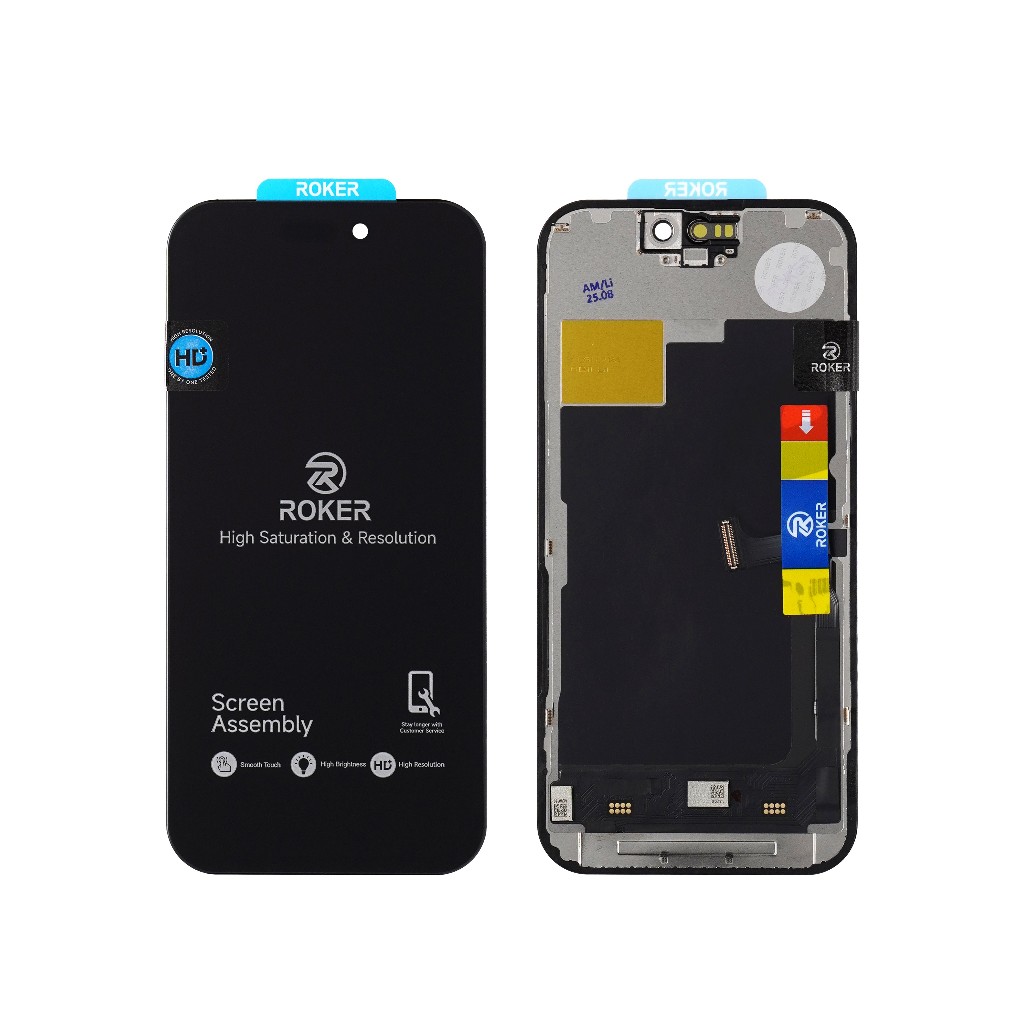 ROKER DIAMOND LCD TOUCHSCREEN IP 15 PRO HD (MOVE IC)
