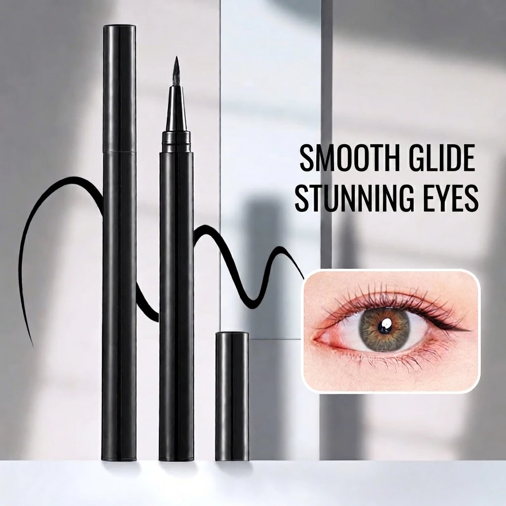 Eyeliner Pen Spidol Hitam Waterproof Tahan Lama Cepat Kering Anti Luntur Makeup Mata Liquid Murah 233 950 951 - Gambar 3