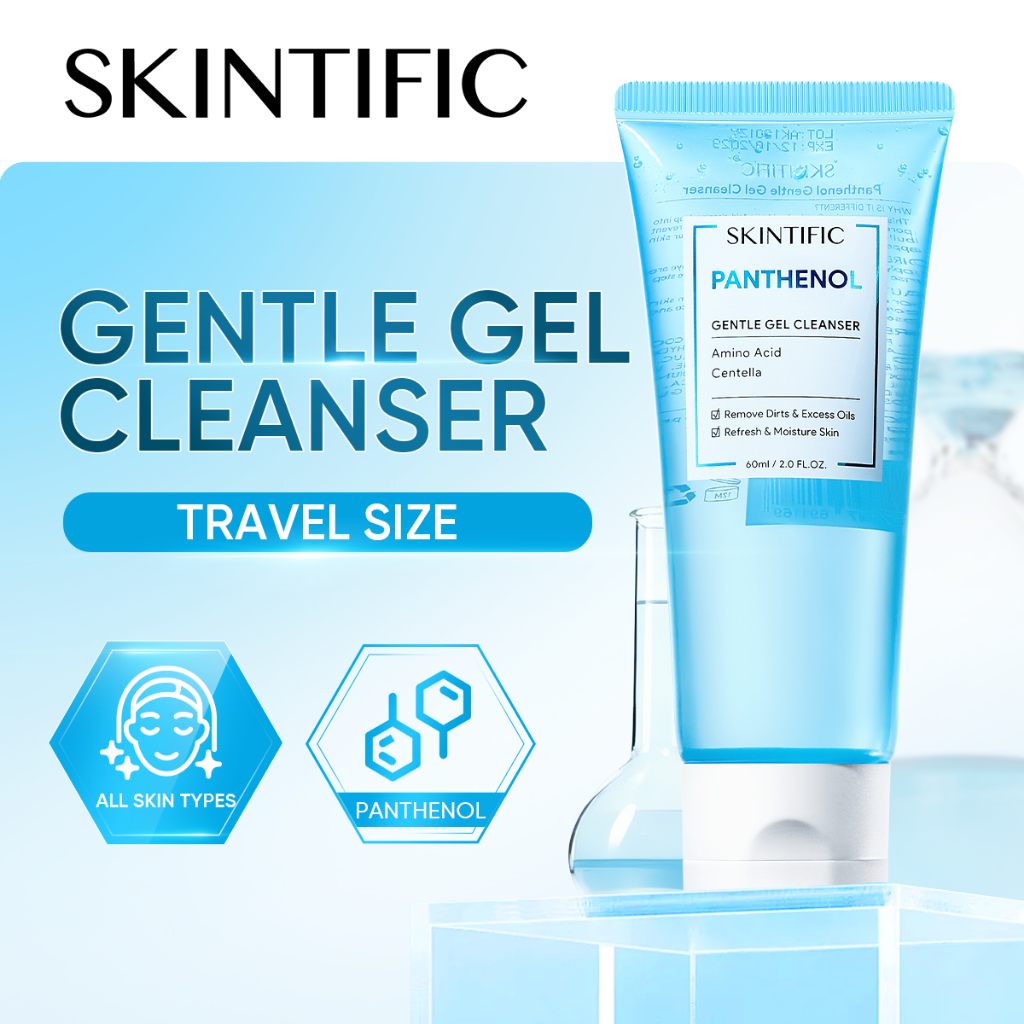 SKINTIFIC - 3PCS Repair Set / Panthenol Gel Cleanser + 5X Ceramide Barrier Moisturizer + 5X Ceramide Sunscreen SPF 50+ PA++++ - Gambar 2