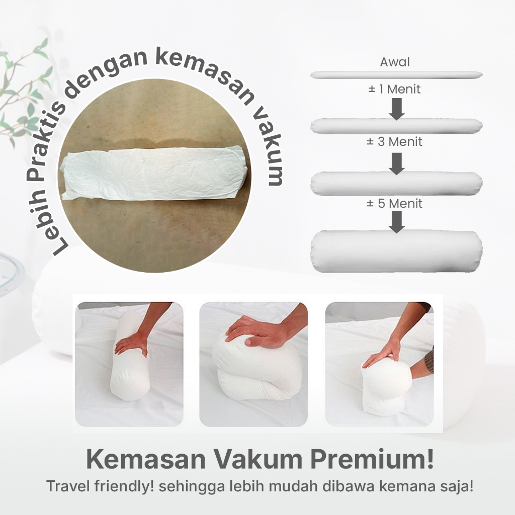 Bantal & Guling Tidur Silicone - Gambar 4