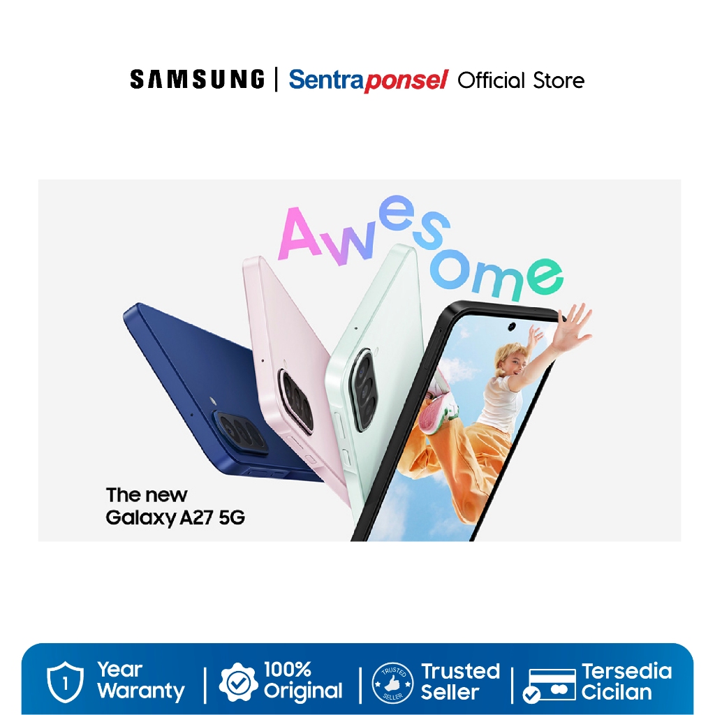 Samsung Galaxy A27 5G 6GB/128GB 8GB/256GB / 6.7” FHD+ Super AMOLED Infinity-O display 120 Hz / Snapdragon 6 Gen 3 / Kamera Utama 50MP OIS - Gambar 2