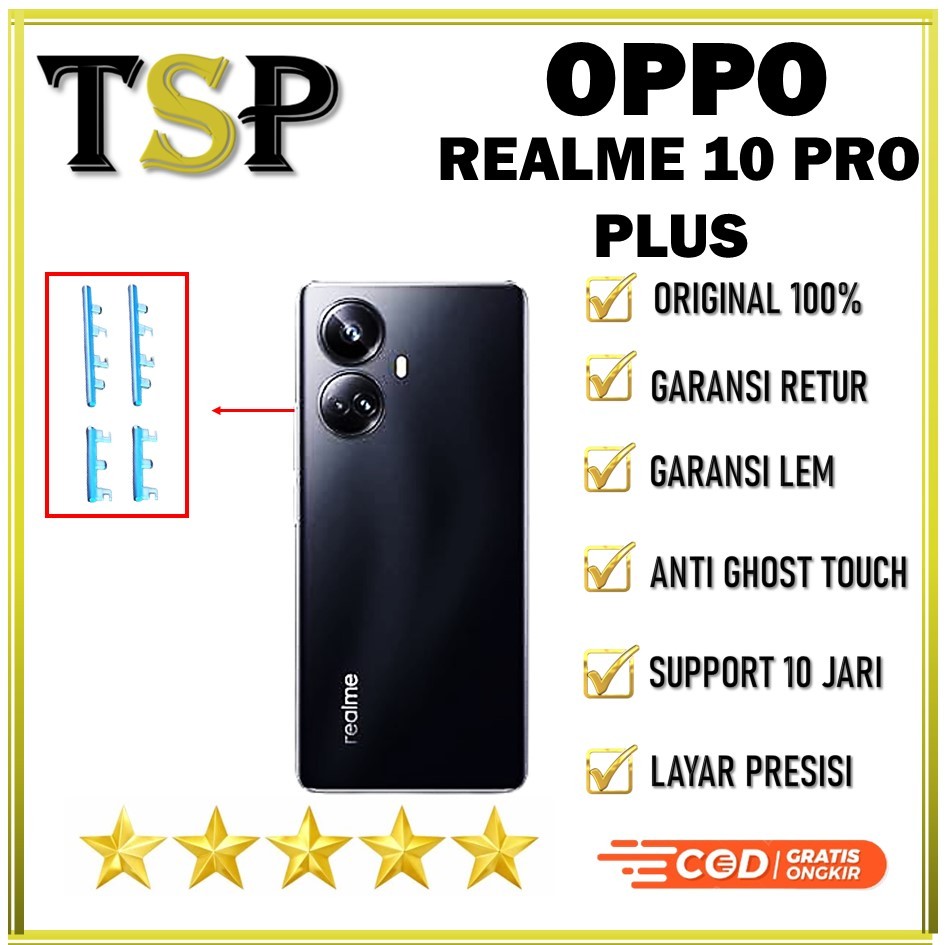 TOMBOL LUAR ON / OFF + VOLUME REALME 10 PRO+ ( PLUS ) ORIGINAL 100% COMPLETE