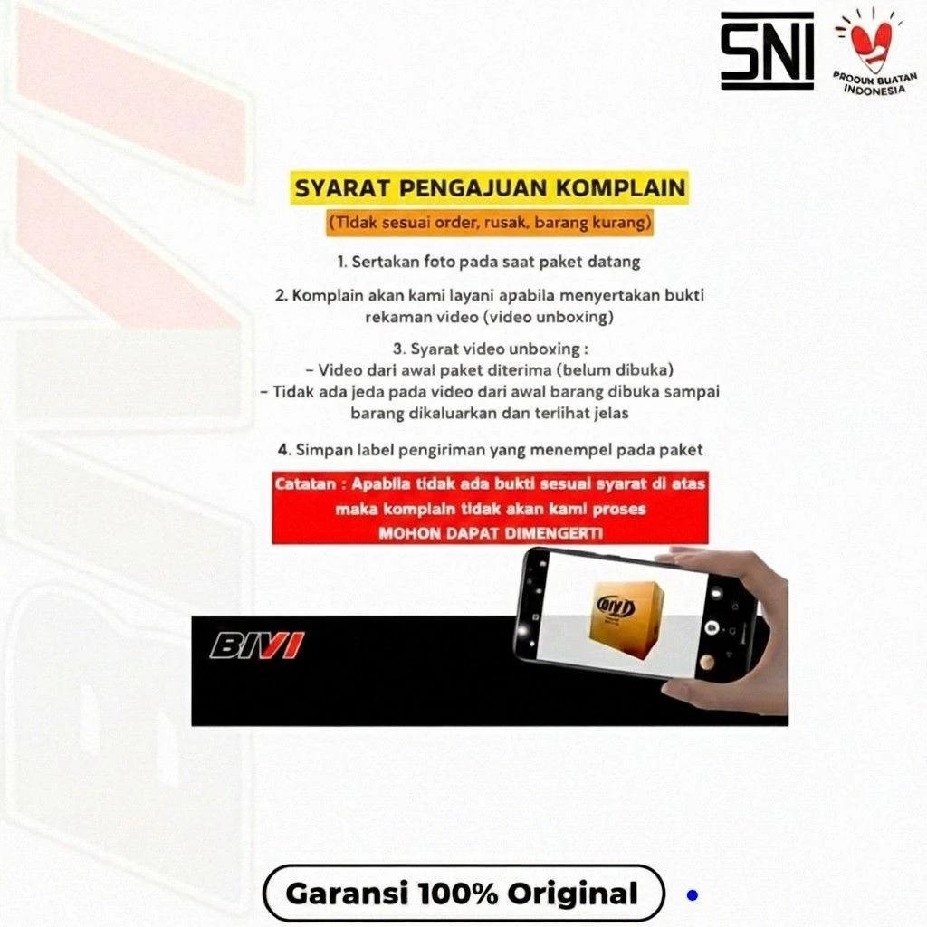 Helm Half Face Dewasa BIVI EVOLUTION BIVI Kaca Smoke - Helem Japstyle Motor Vintage Keren SNI Pria Wanita - Gambar 4