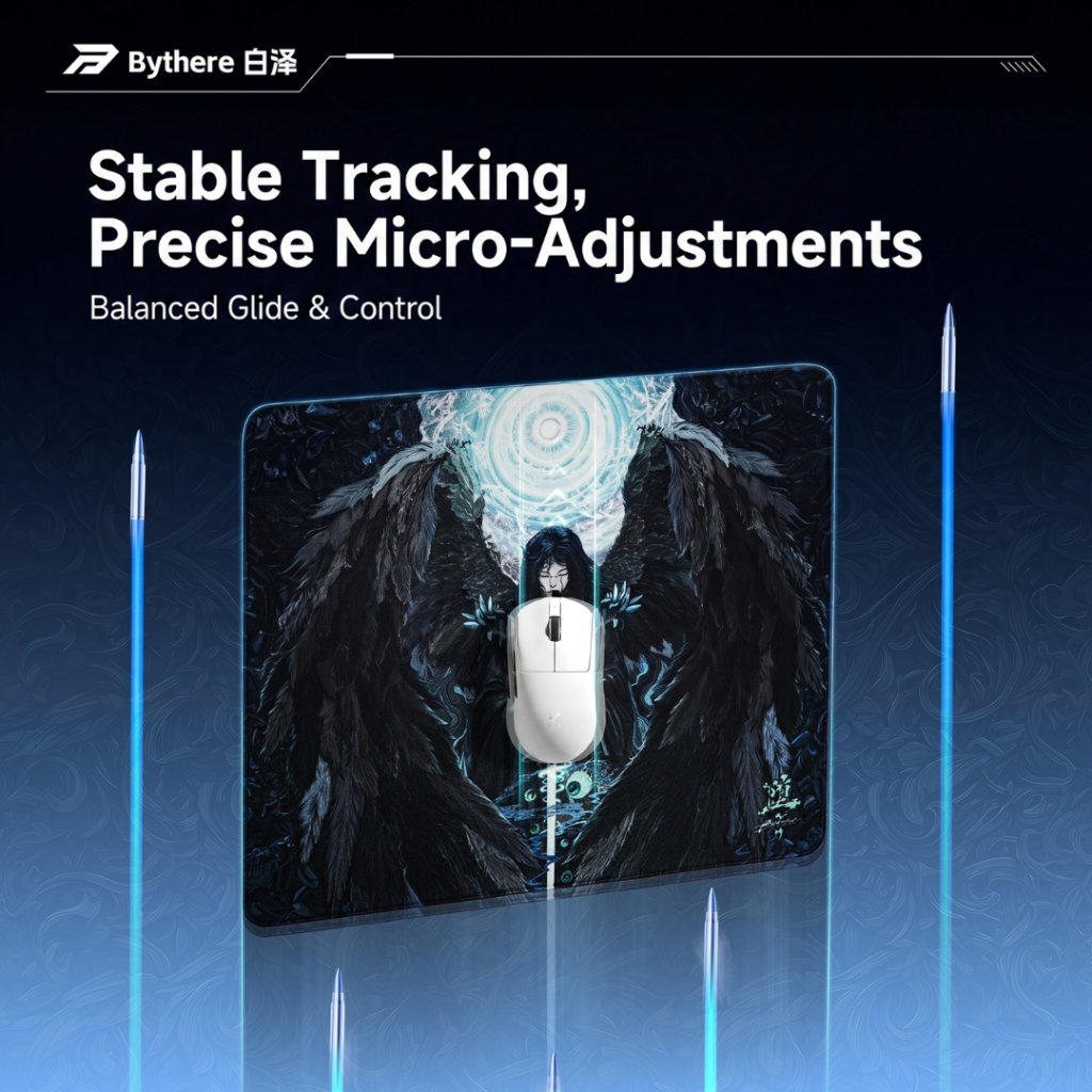 Bythere Duo Bai Ze Fallen Edition Esports Gaming Mousepad Limited Design - Gambar 3