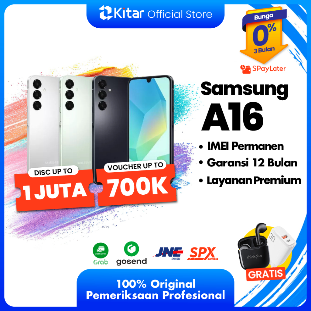 Samsung A16 Second Resmi ex SEIN BC Beacukai IMEI Permanen 100% Original FULLSET 8 128GB 8 256GB