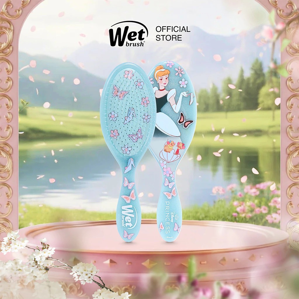 Wet Brush Disney Dreamy Cinderella Sisir Anti Kusut Intelliflex - Gambar 4