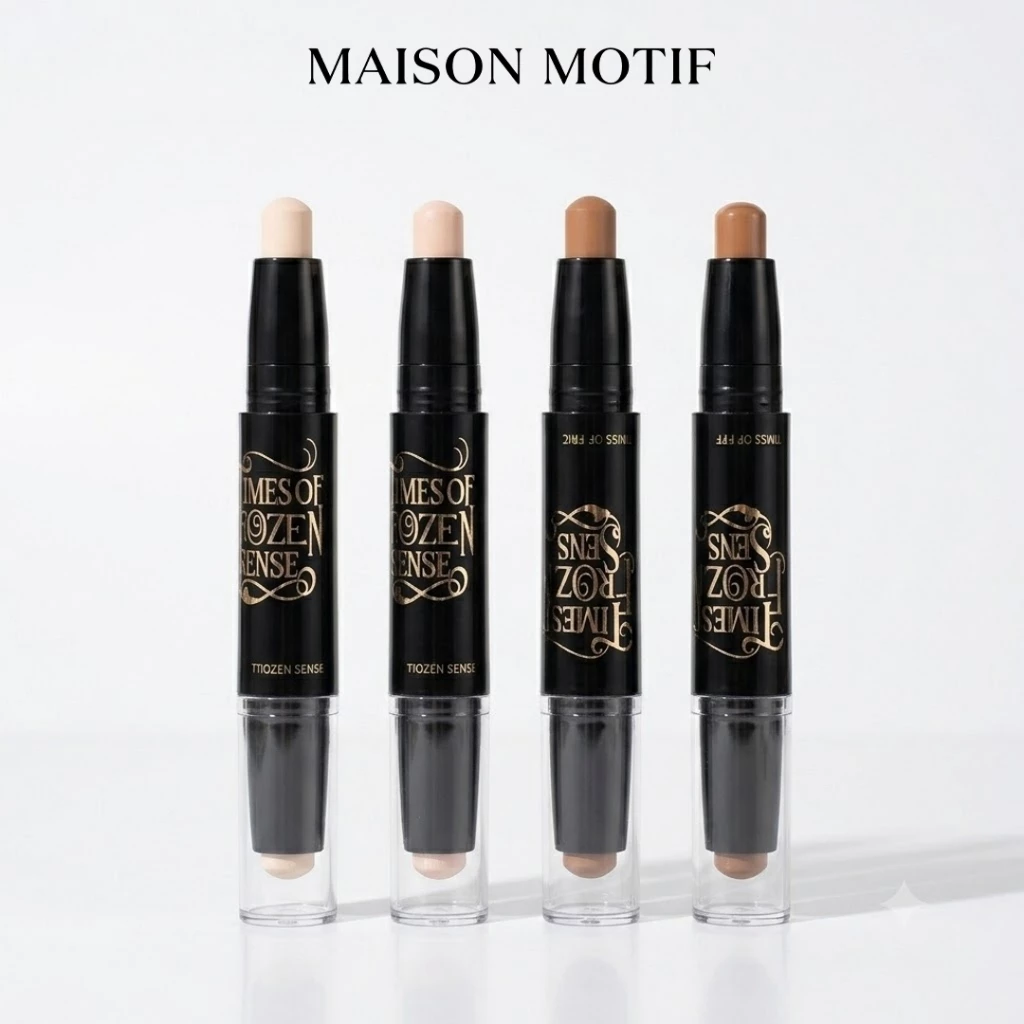 Contour Stick Double Ended 2 in 1 Highlight Contour Shading Hidung Waterproof Tahan Lama Wajah Murah 105 9128