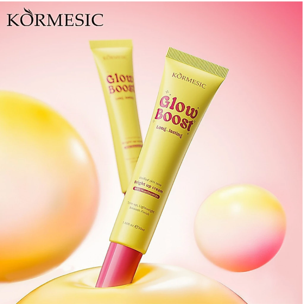 KORMESIC Glow Boost Bright Bright Up Cream with Niacinamide / Distributor Cream Ori - Gambar 3