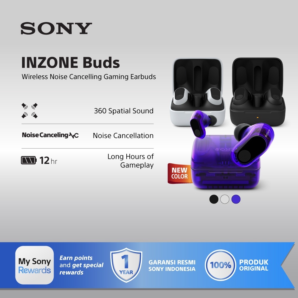 SONY WF-G700N INZONE Buds Earbuds Earbud Gaming Noise Cancelling Truly Wireless TWS