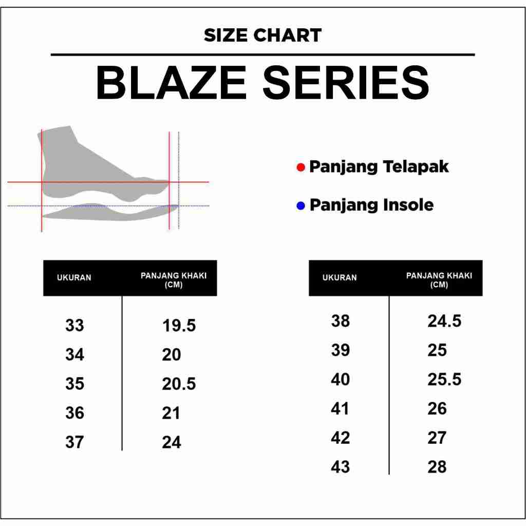Speed - Blaze Lo Hitam Putih - Sepatu Sneakers Kanvas Anti Slip Pria Wanita Dewasa - Gambar 2
