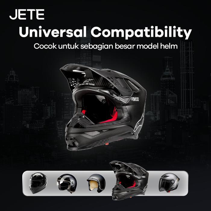 JETE RH1 / Helmet Headset Bluetooth 5.4 IPX6 Helm Motor with Microphone - Garansi Resmi - Gambar 2