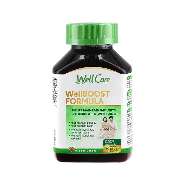 Wellcare Wellboost Formula ISI 60 Tablet / MULTIVITAMIN/ DAYA TAHAN TUBUH - Gambar 2