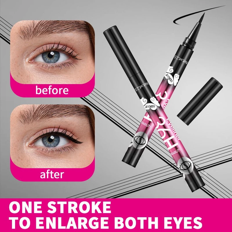 Eyeliner Pensil 36H Hitam Pekat Waterproof Tahan Lama Tekstur Empuk Anti Luntur Mudah Pakai Murah 251 - Gambar 2