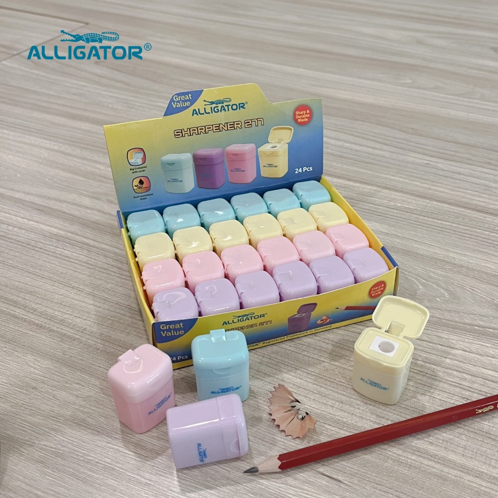 Alligator Sharpener Serutan Pastel Series 277 - Gambar 3