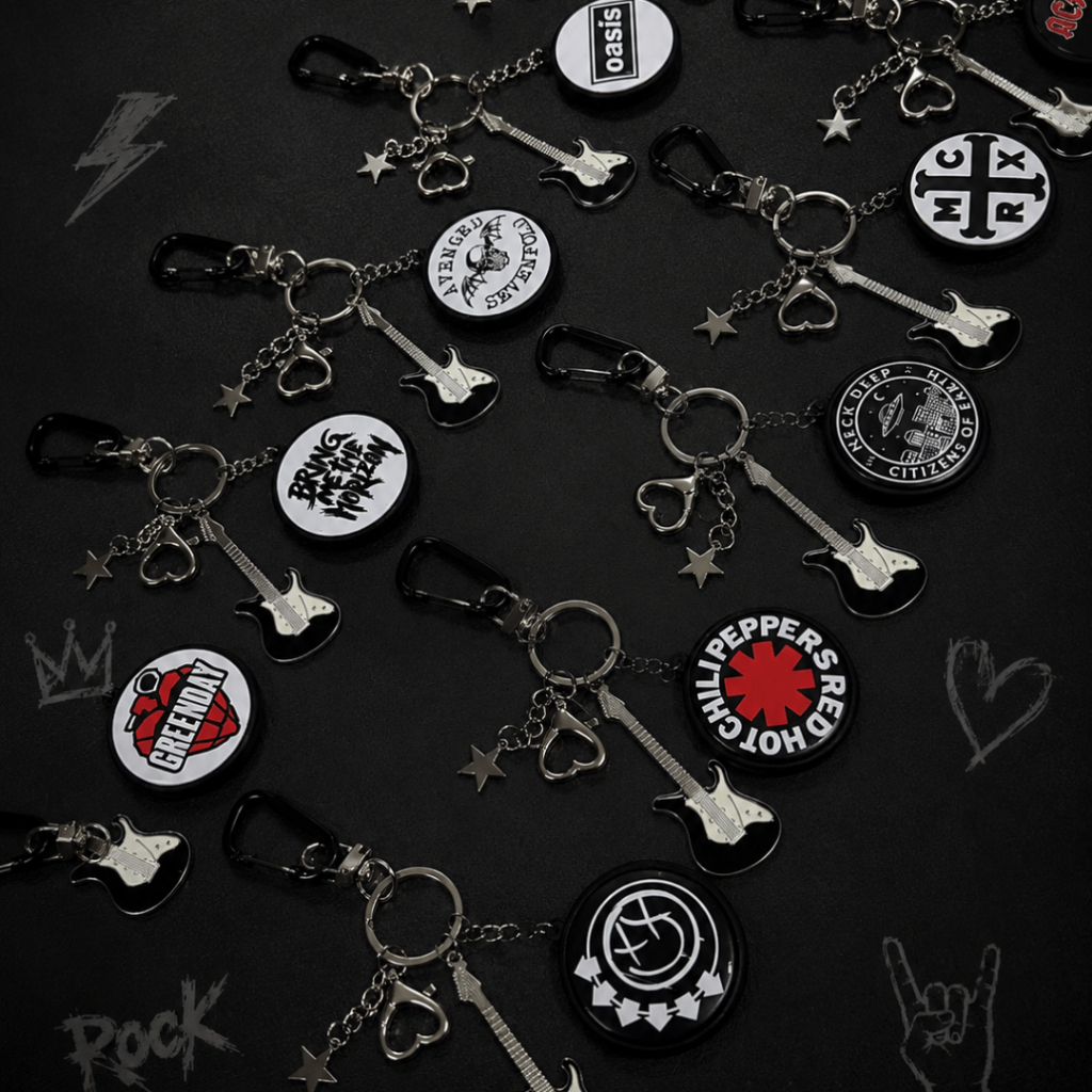 Genz Carabiner Keychain Gantungan Aesthetic Band Gantungan Kunci Kalcer Aksesoris Band foto 3