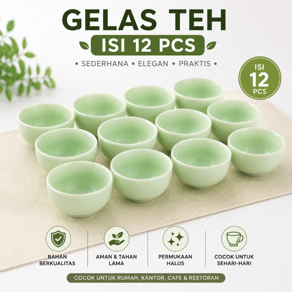 CHINESE TEA POT SET CERAMIC 4 CUP / TEKO TEH CHINA 4 CANGKIR KERAMIK SET / SOUVENIR GIFT CLASSIC - Gambar 4