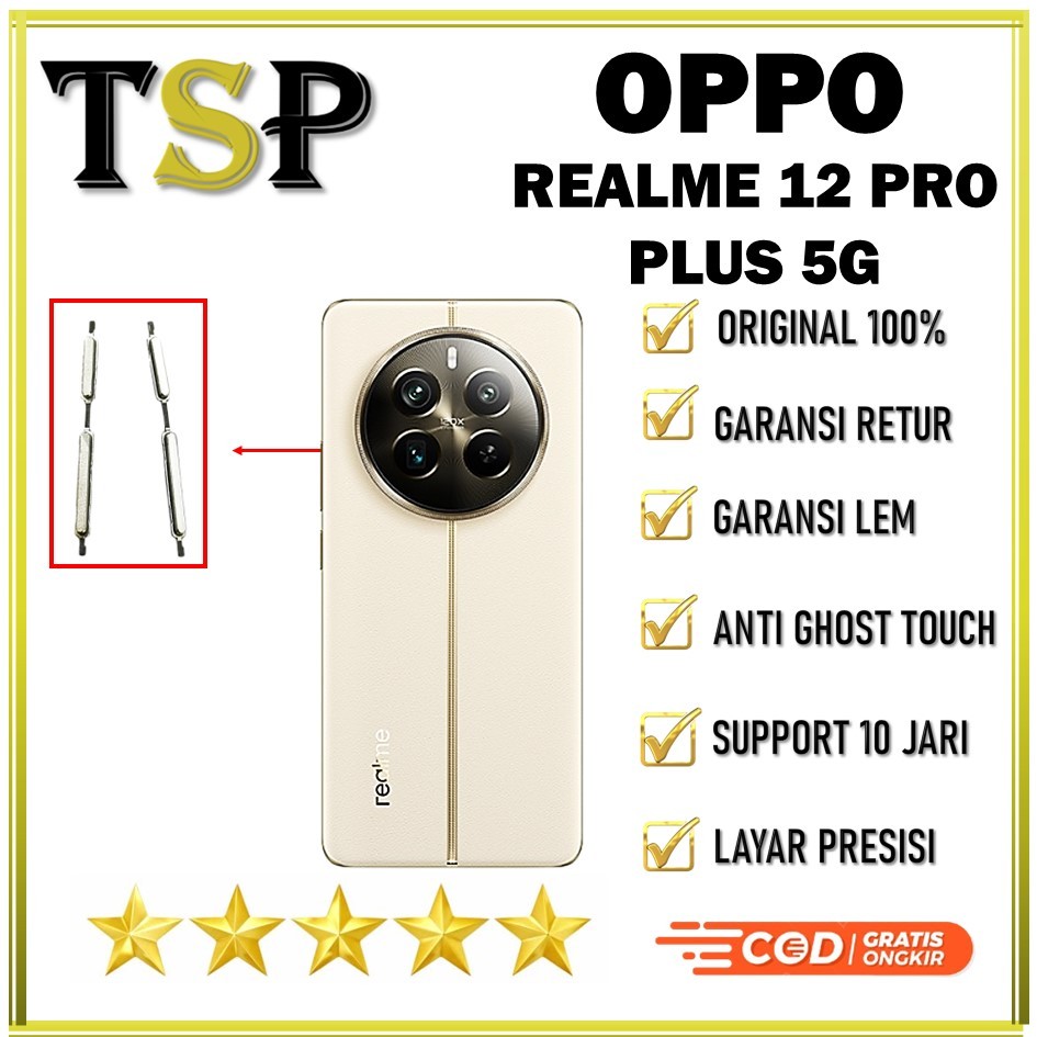 TOMBOL LUAR ON / OFF + VOLUME REALME 12 PRO+ ( PLUS ) 5G ORIGINAL 100% COMPLETE