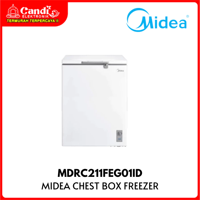 MIDEA Chest Box Freezer 143 Liter Inverter Quattro MDRC211FEG01ID