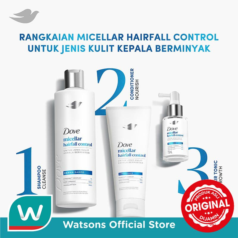 Dove Conditioner Micellar Hairfall Control 290ml - Gambar 4