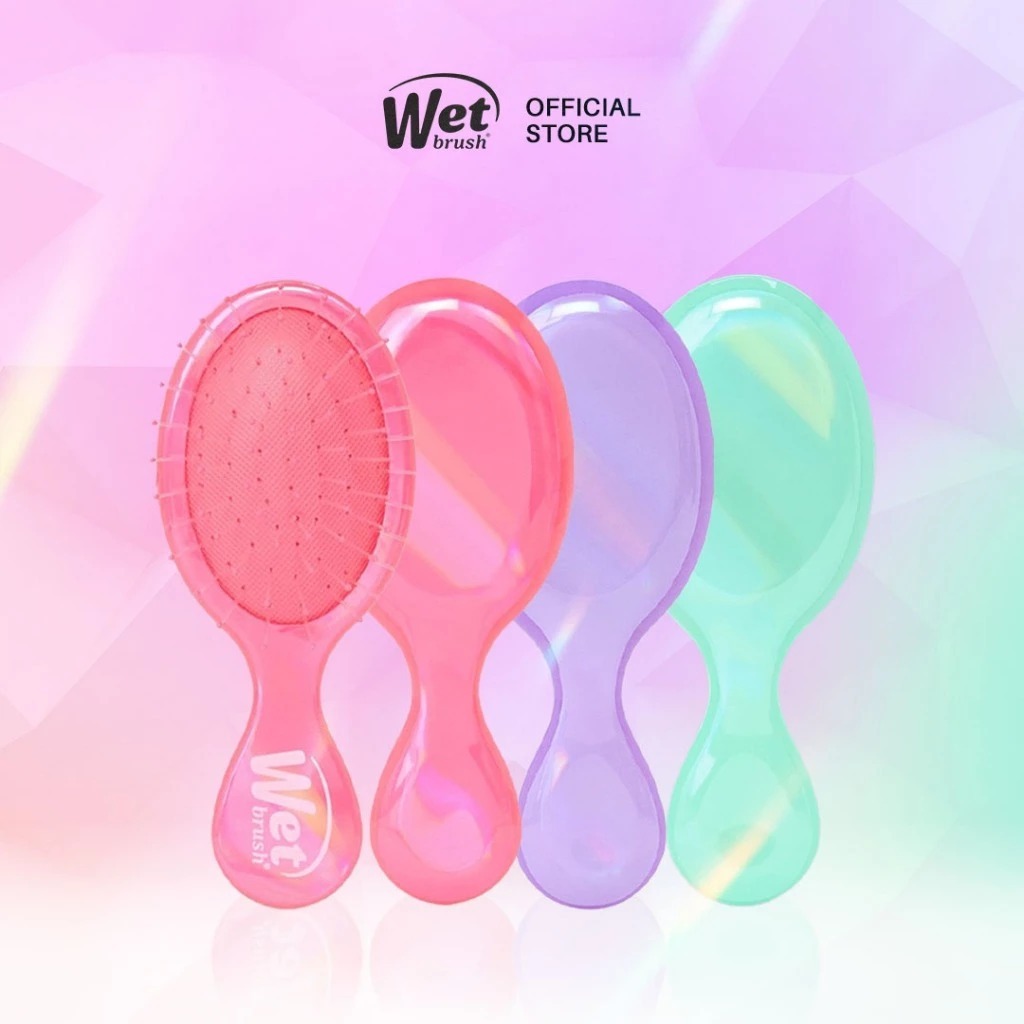 Wet Brush Mini Prismatic Glow Sisir Anti Kusut - Gambar 4
