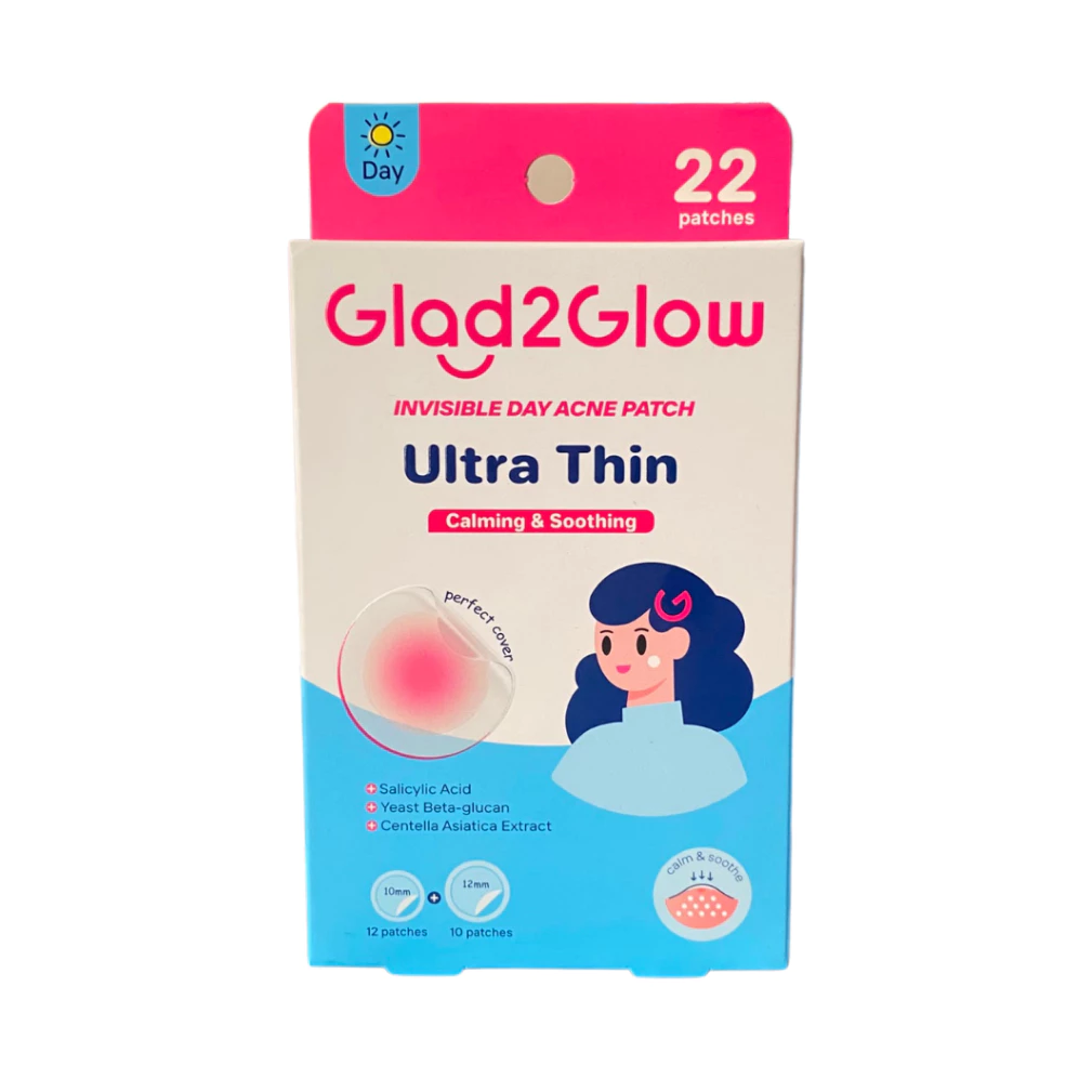 GLAD2GLOW Acne Patch Invisble Day Ultra Thin Calming & Soothing / Distributor Cream Ori - Gambar 4