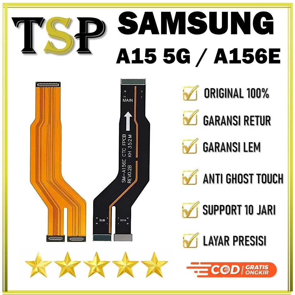 FLEXIBLE BOARD / CONNECT SAMSUNG A15 5G / A156E FLEXIBEL / FLEKSIBLE / FLEKSIBEL ORIGINAL 100%