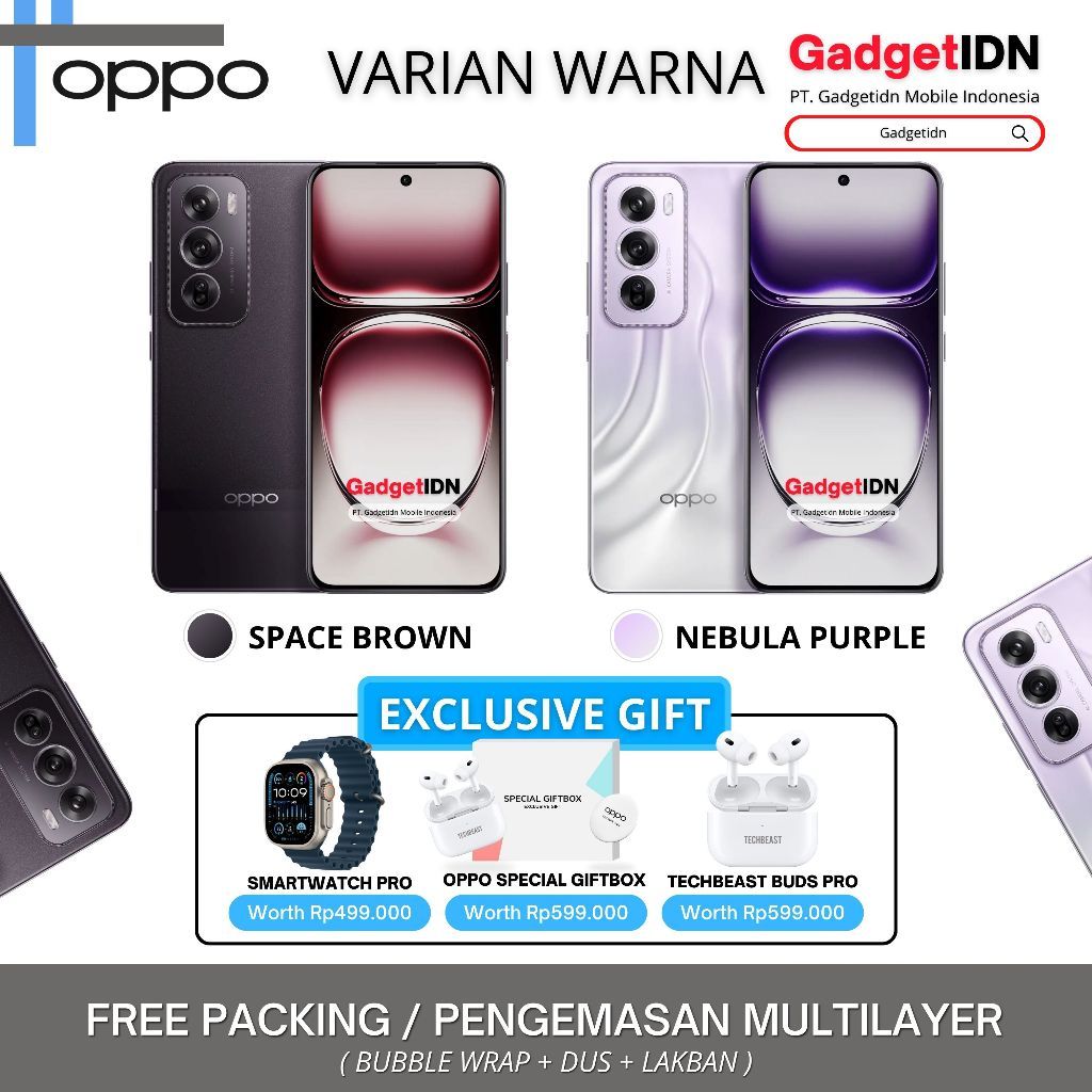 OPPO Reno 12 Pro 5G 12/512GB ( +12GB Extended Ram ) Garansi Resmi Oppo - Gambar 3