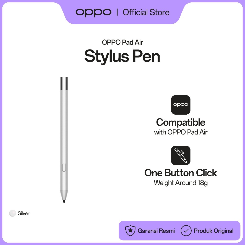 OPPO Pad Air Life Smart Stylus Pen MLJ002 Silver UN