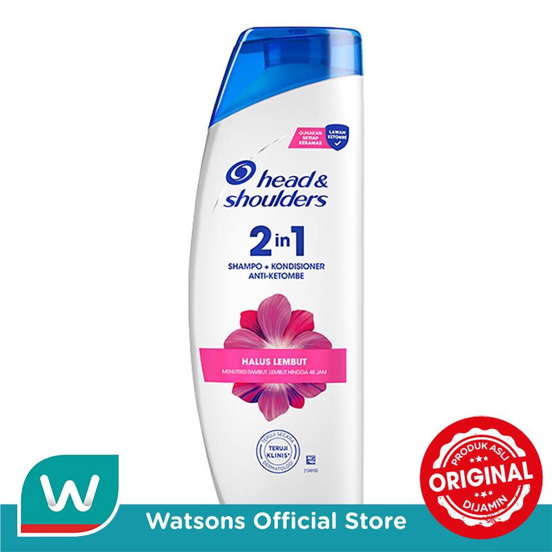 Head & Shoulders Shampoo 2-in-1 Varian Smooth and Silky 300ml - Gambar 2