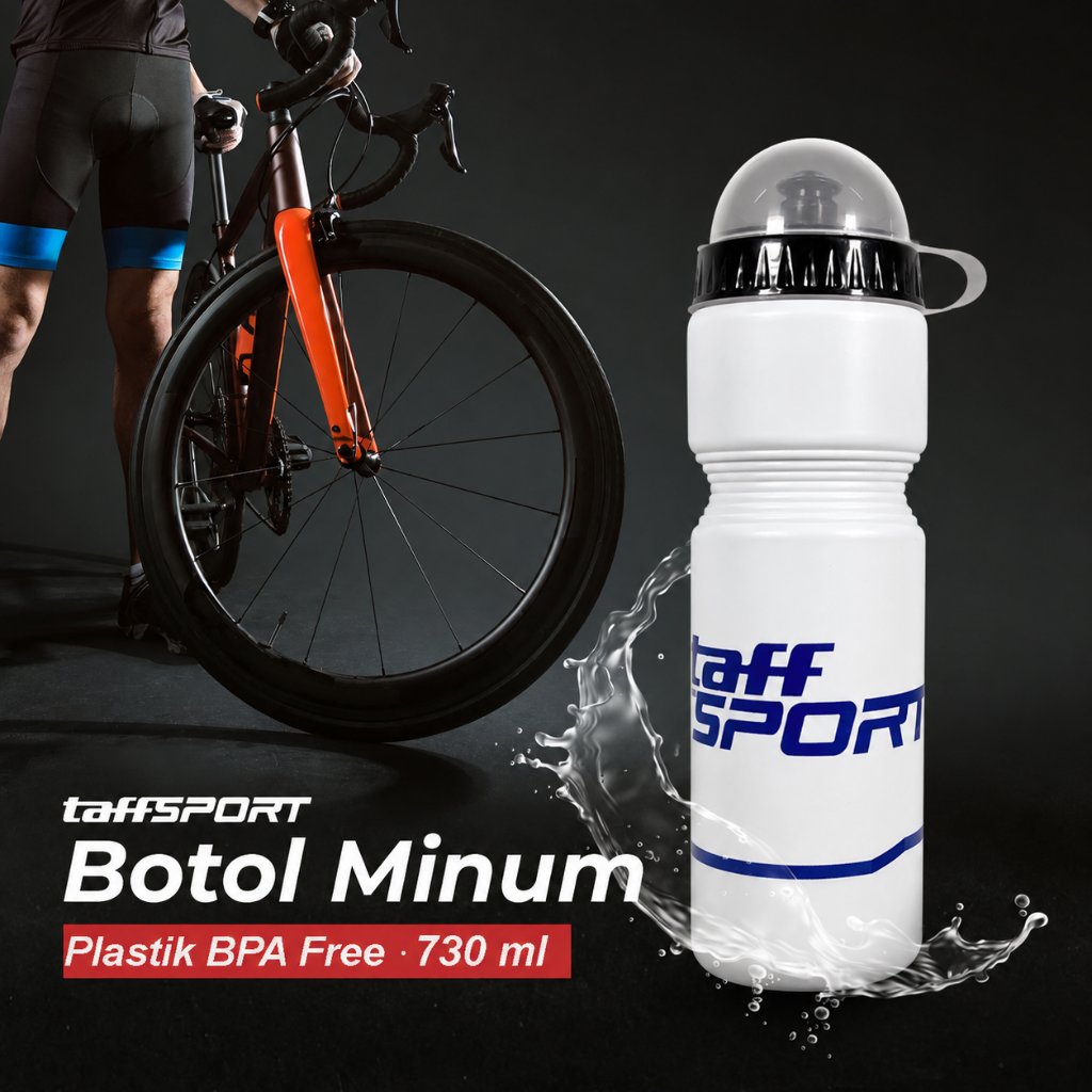 TaffSPORT Botol Minum Sepeda Olahraga Plastik BPA Free 730ml - 30A11 - Gambar 3