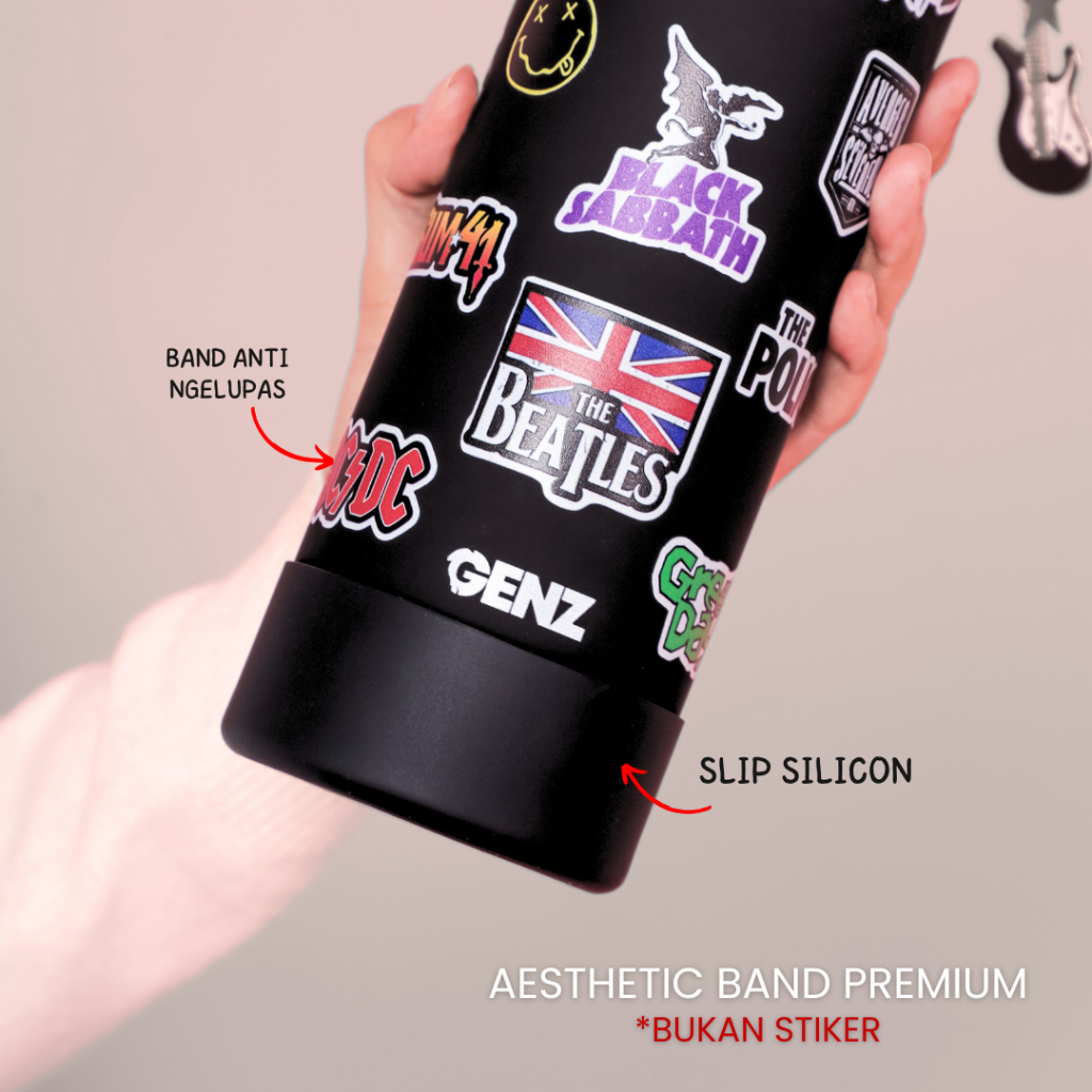 TUMBLER Cozy BOY & GIRL Aesthetic premium Stainless steel 316 Tahan Dingin Dan panas Silicon Slip foto 3